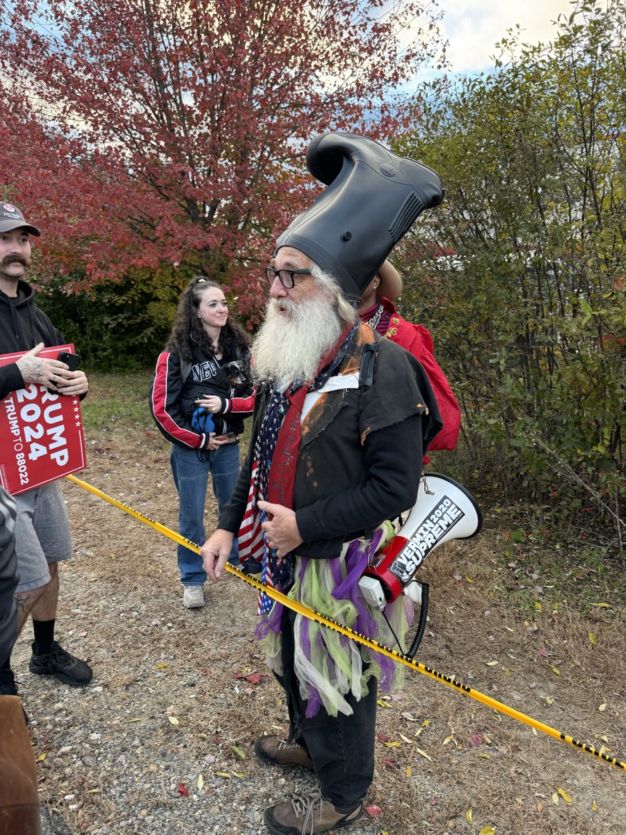 My first Vermin Supreme sighting of the 2024 cycle