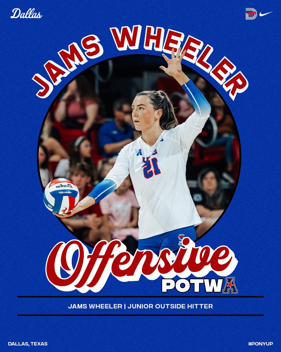 𝑨𝑨𝑪 𝑶𝒇𝒇 𝑷𝑶𝑻𝑾: 𝑱𝒂𝒎𝒔 𝑾𝒉𝒆𝒆𝒍𝒆𝒓

Preseason AAC Player of the Year selection Wheeler earns the honor for the third consecutive week after turning in another impressive pair of performances against Rice. 

Wheeler posted her first double-double of the weekend on