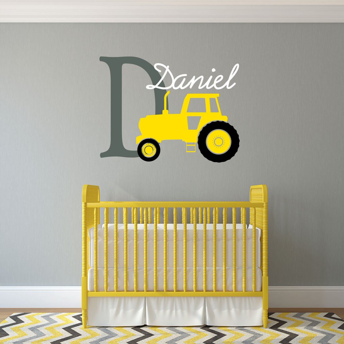We love the tractor loving kids! What a great gift this would make #tractor #farmerkids #wallart #decal #sticker #irishbusiness Worldwide shipping