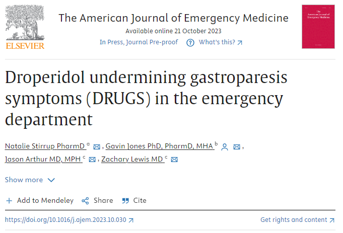 We did DRUGS in the ED.  #pharmacyjokes #EMPharmD #EMRx #UAMSEM