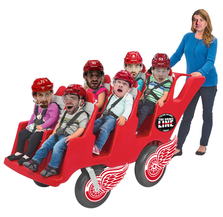 GrindLinePod's tweet photo. The Detroit Red Wings are a wagon. Who is jumping on with us?
#LGRW #RedWings https://t.co/7kQc4D9w3V