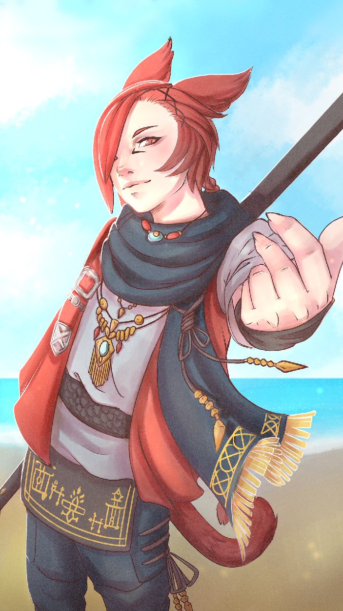 Arkenaya's tweet image. Remember vote for Graha in the art contest!

#FFXIVFanFest #GrahaTia