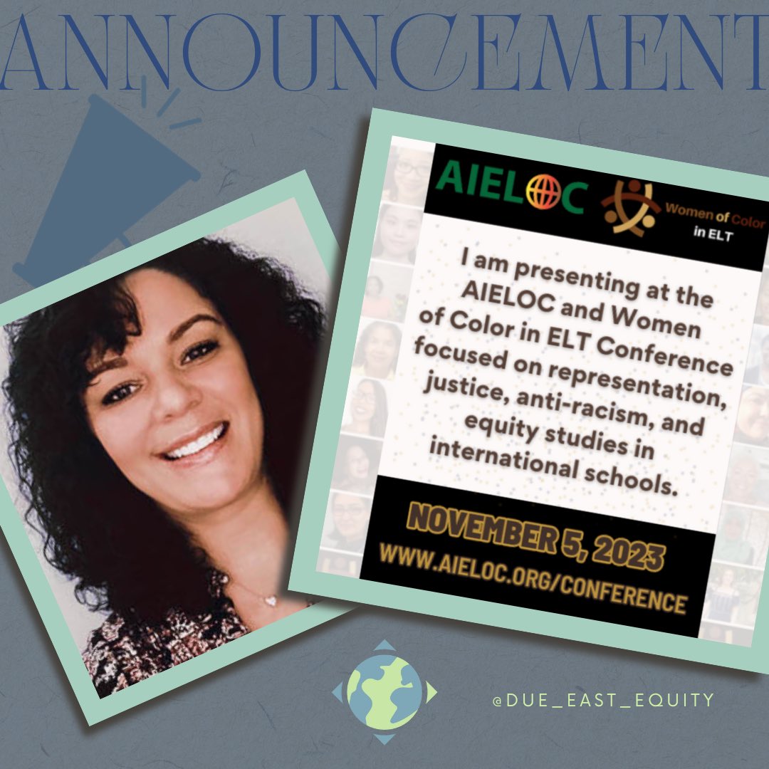 Join us at aieloc.org/conference !! It’s going to be so informative and engaging. #intlELOC #WOCinELT