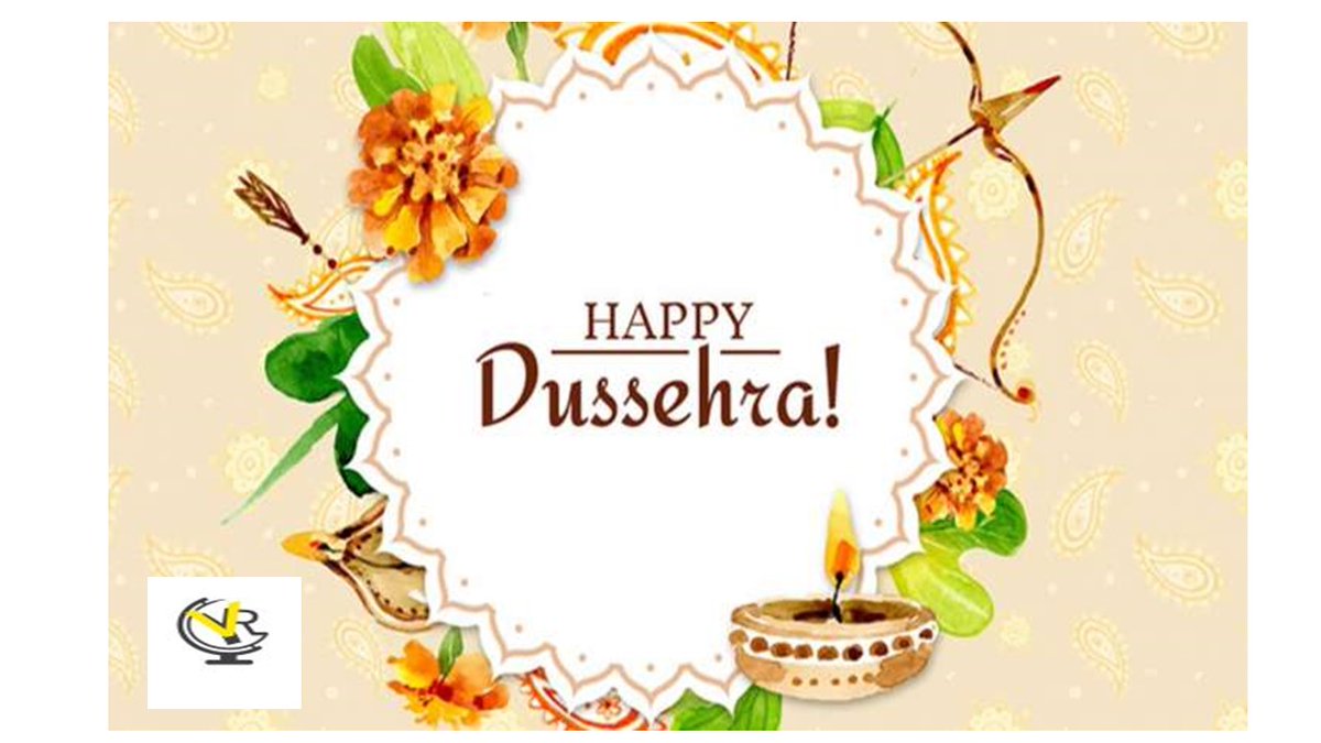 VRYG_Infotech's tweet photo. VRYG Infotech Pvt Ltd  wishes all a joyous and prosperous Dussehra!!!! 🎇 https://t.co/To7SzUkttq
