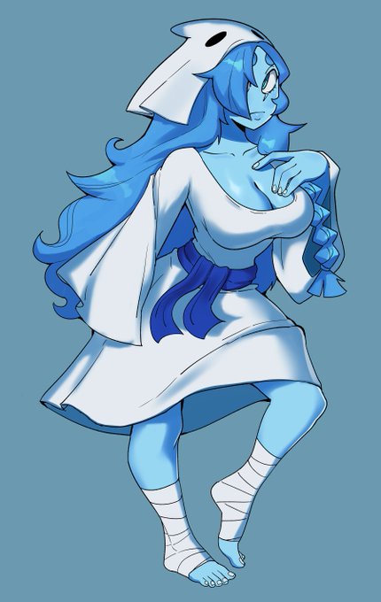 @maejpg_  ghost woman fanart 