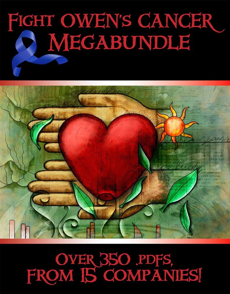 I have cancer, and months of chemo ahead of me. Medical bills continue to pile up. The Open RPG Games industry has come together to create a mega-bundle to help. 15 Publishers, more than 350 pdfs, worth more than $1,000, for $35.
Ends in a week.
opengamingstore.com/collections/on…