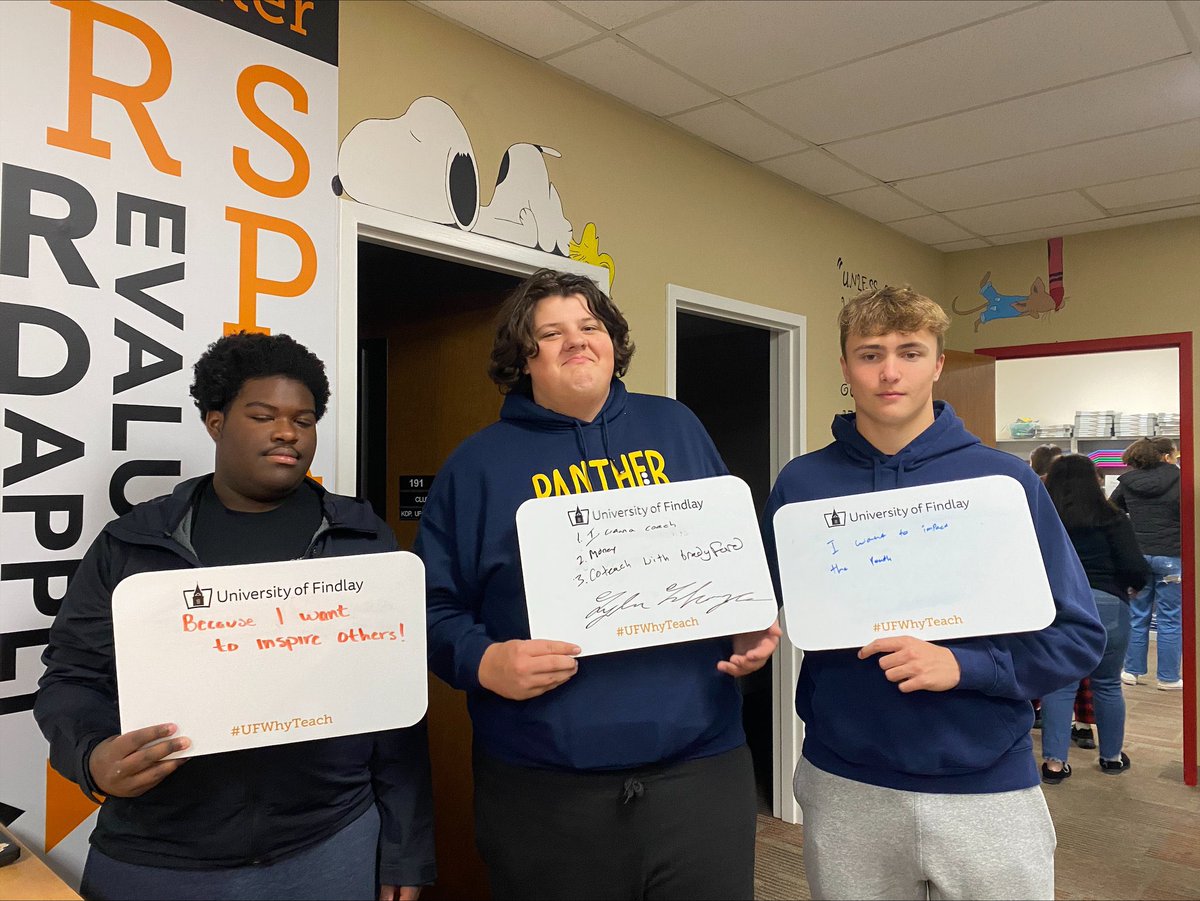 WhitmerTeaching's tweet photo. We had a great visit today at the University of Findlay to visit their College of Education, Mazza Museum and tour of the campus! #ufwhyteach https://t.co/kMdT6krNSm