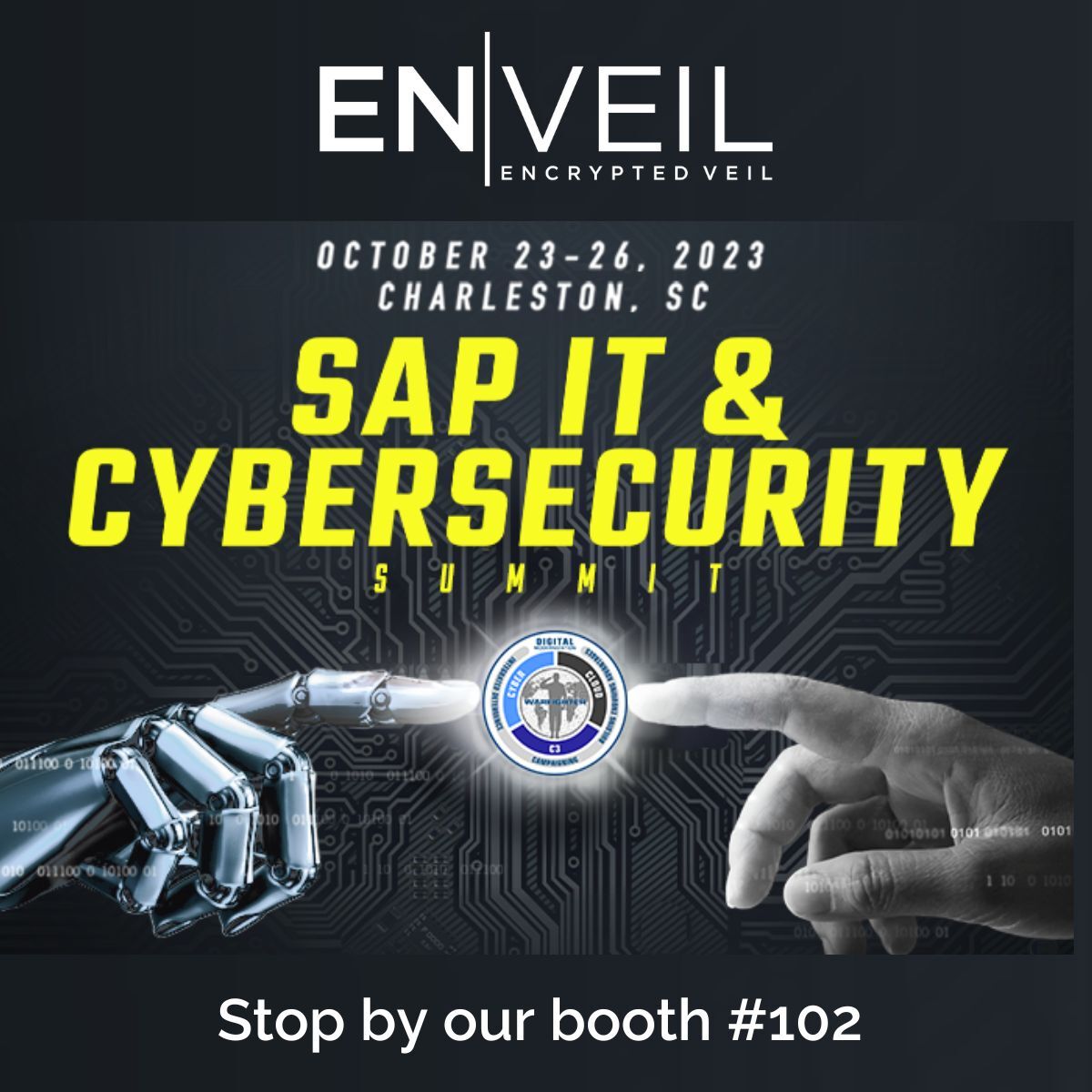 enveil_inc's tweet image. 📣 We&apos;re excited to be in Charleston this week for the SAP IT &amp;amp; Cybersecurity Summit. If you&apos;re in town for the event, be sure to swing by to say hi to our team — you can find us in the exhibitor space at Booth 102.

#SAPIT #PrivacyEnhancingTechnologies #DataInUse