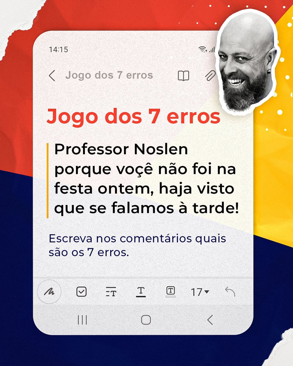Professor Noslen tweet media