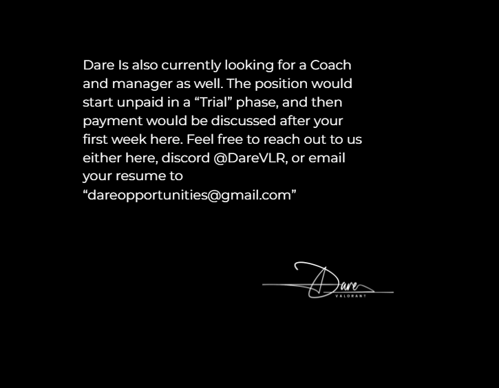 DareVLR's tweet photo. No team was ever great without a coach, and lets be honest we're too disorganized to manage 5 valorant players to begin with https://t.co/yHUsbHrGe9