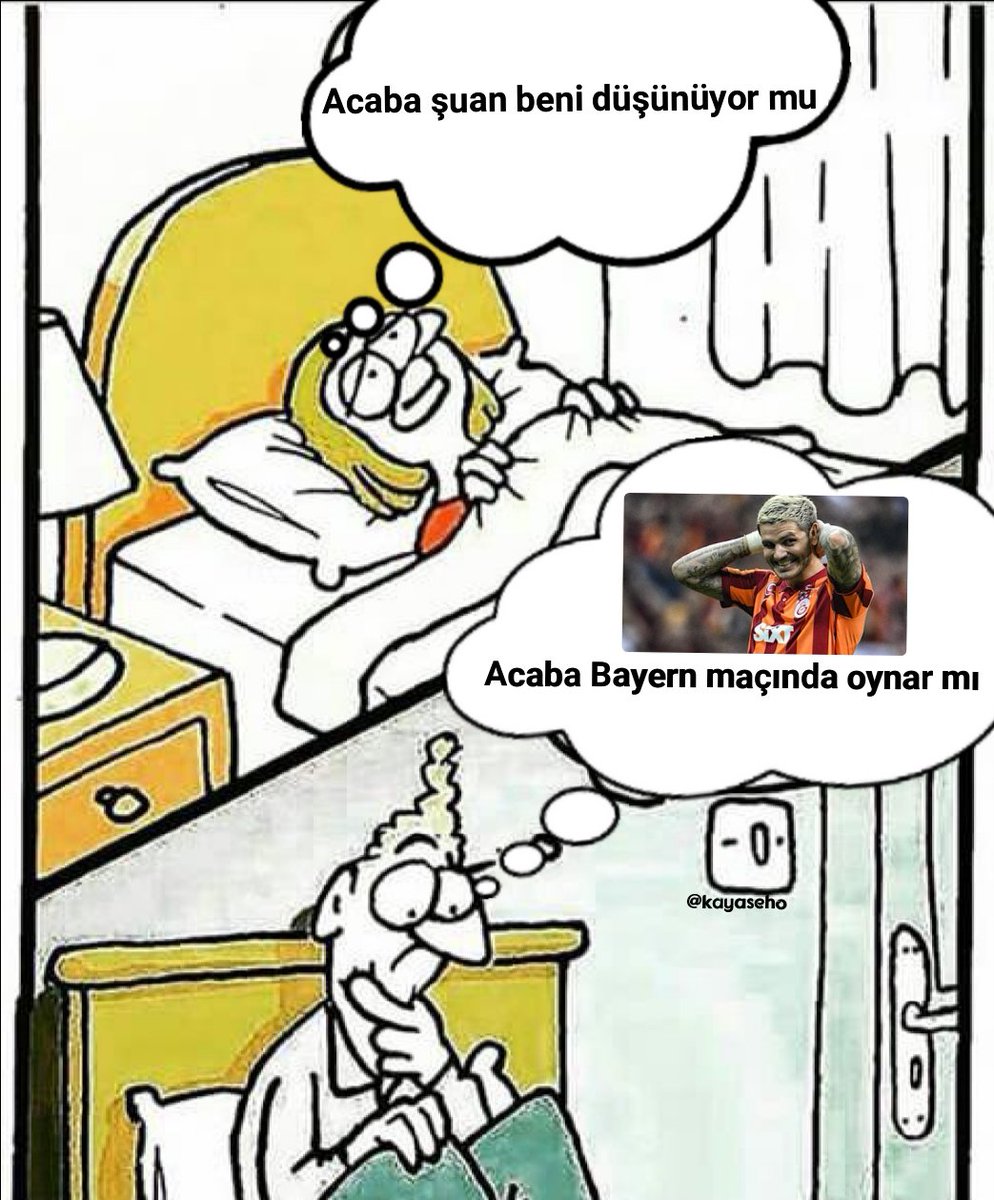 kayaseho's tweet photo. Çoğumuzun aklında ki  Galatasaray-Bayern Münih maç düşüncesi https://t.co/KnElcCZltk