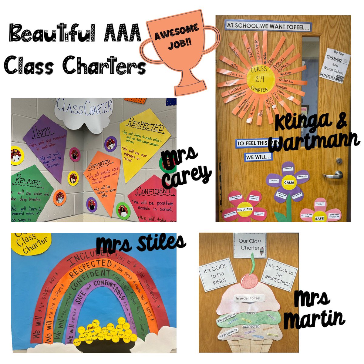 AAA Elementary has some really cool RULER Class Charters popping up everywhere!! Students will be working hard to ensure there are good vibes <a href="/AmerigoSchool/">Amerigo A. Anastasia School</a> <a href="/LBpublicschools/">Long Branch Public Schools</a>