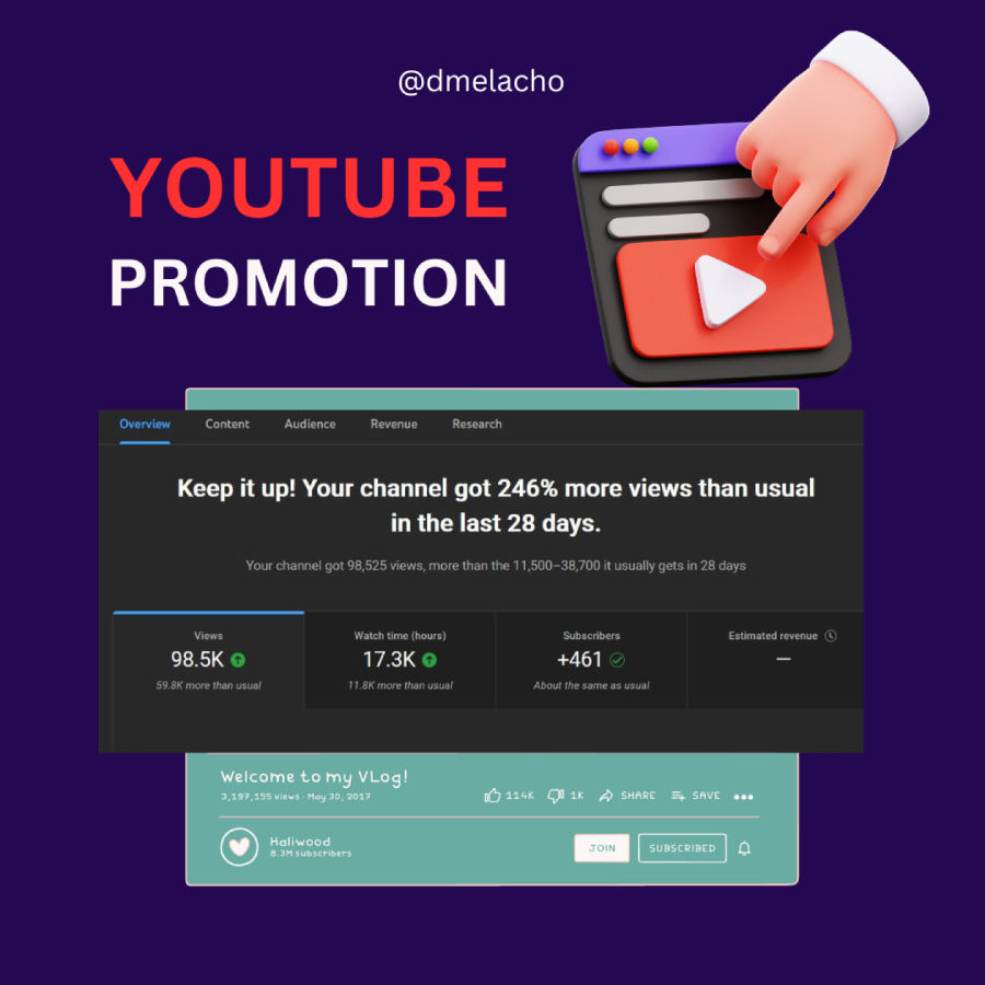 dmelacho's tweet photo. Promote Your @YouTube Channel
#youtubemonetization 
#youtubepaidpromotion
#youtubemonetized

#youtube 
#marketing
#digitalmarketing
#youtubers
#youtubechannel
#youtuber
#ads
#youtubepromotion
#onlinebusiness
#youtubemonetization
#makemoneyonline
#technology https://t.co/VLnmHTgaL9