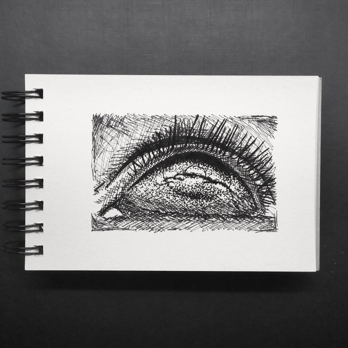 MarvinDamstra's tweet photo. #inktober day 23, "Celestial". The milky way is barely visible from where I live, especially not with the naked eye. I appreciate the moments when I do get the opportunity.

#inktober2023 #inktober2023day23 #inktober2023celestial https://t.co/uwJG2rRLQu