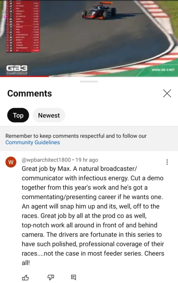 MaxMarzorati's tweet photo. Wow, Thank you so much wpbarchitect1800 who ever you are thank you so much, all the @GB4Championship and @GB3Championship production crew make sure all the competitors get the best possible coverage.
@adrianflux
#MAX81 #RiseAbove https://t.co/nbq1mp2yDd