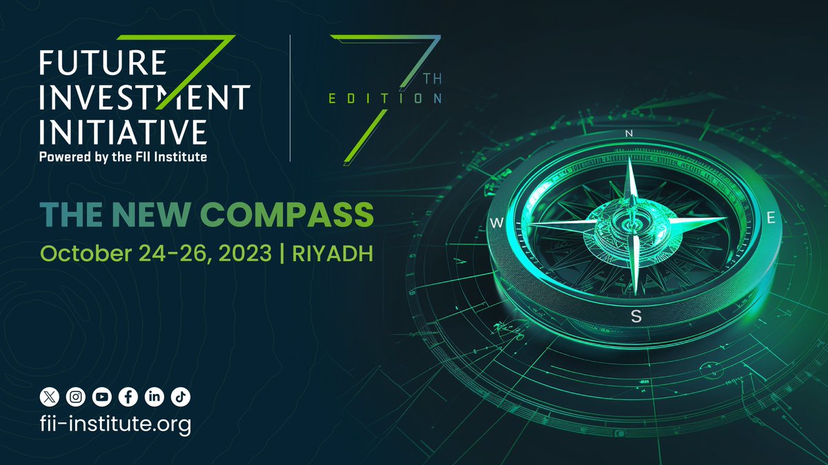 We're excited to attend @FIIKSA's #Fii7 summit this week in Riyadh, Saudi Arabia. This global conference is designed to identify and support game-changing technologies that will have a major #ImpactOnHumanity. Learn more here: fii-institute.org/conference/fii…