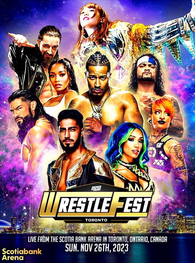 Emanating live from the Scotia Bank Arena in Toronto, Ontario on November 26th, Motor City Wrestling proudly presents our biggest pay-per-view event of the year - WrestleFest!