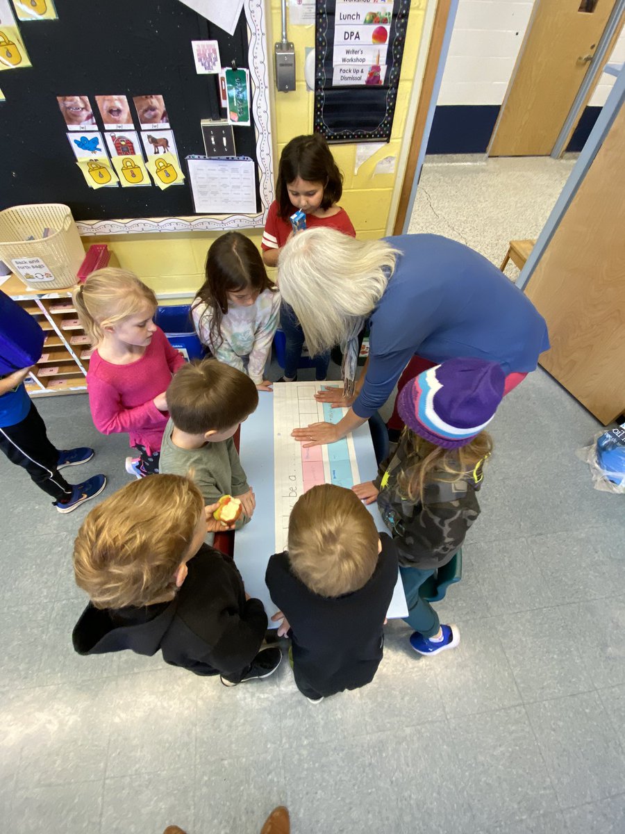 With their guest teacher on Friday, my little friends graphed whether they think Baby P will be a boy or a girl! Today during snack, Mrs. Mainwaring asked them questions about it! Our math brains were ON 💡! We love those real life connections! 👶<a href="/DwightRossElem/">Dwight Ross Elementary School</a>