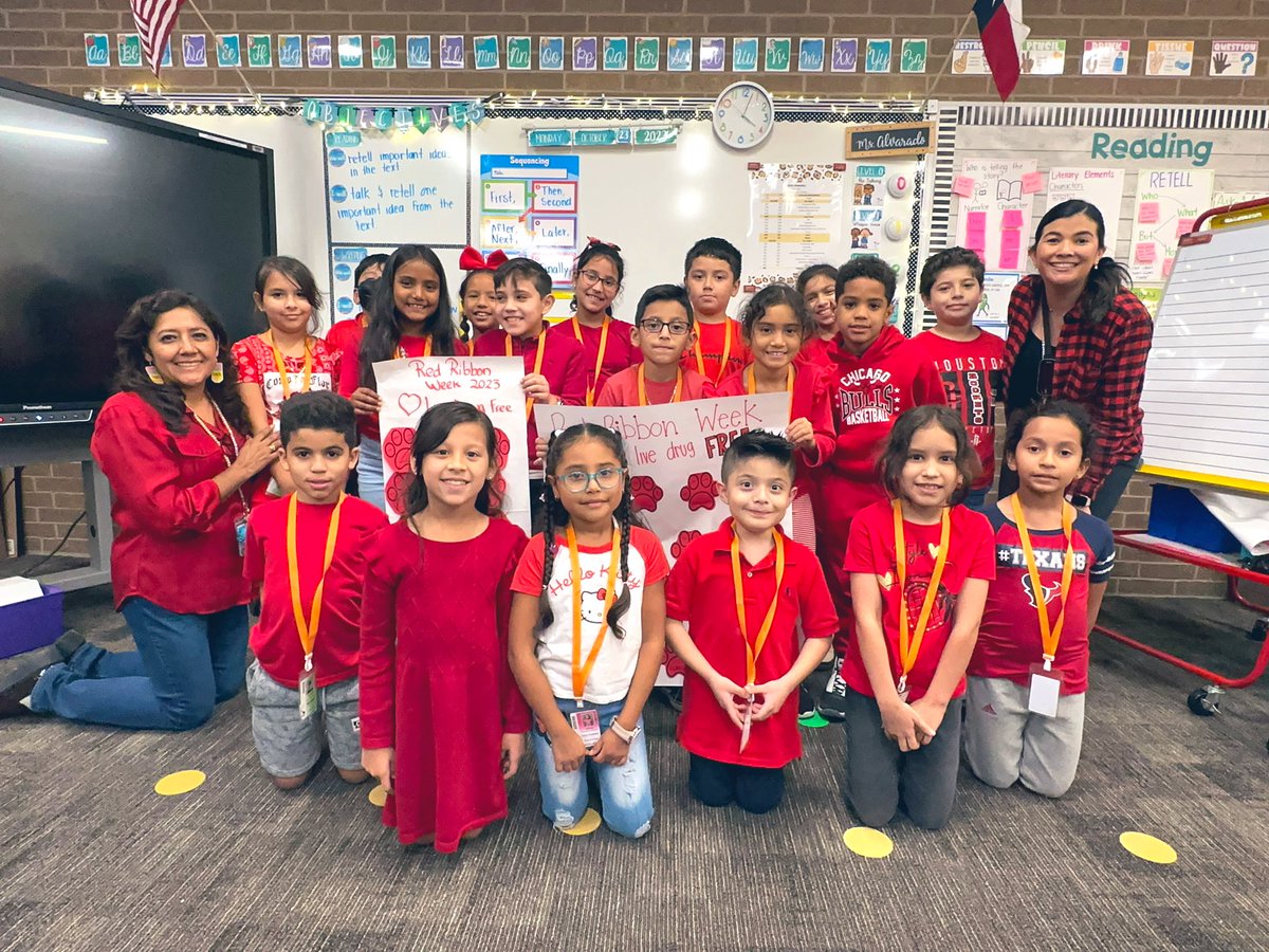 Red Ribbon Week!🔴🛑 #drugfree #horneproud <a href="/HorneElementary/">Horne Elementary</a>