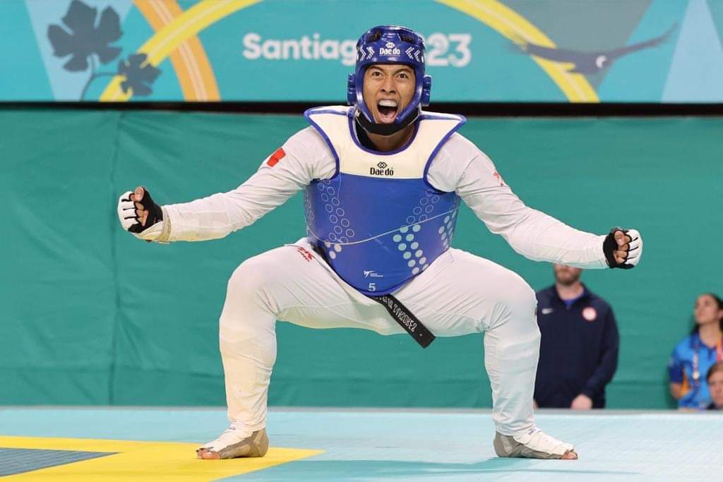 Nos unimos a las felicitaciones 🥳 por la medalla de oro🥇que conquistó nuestro gran taekwondoin 👊🏻 Carlos Sansores Acevedo en la categoría de +80 kilogramos del TKD, en los Juegos Panamericanos de Chile 🇨🇱 2023.

¡Bravo👏🏻👏🏻, campeón por tu nuevo éxito!

<a href="/anapatyp/">Ana Patricia Peralta</a> 
<a href="/AlexLunaLopez/">Alejandro Luna Lopez</a>