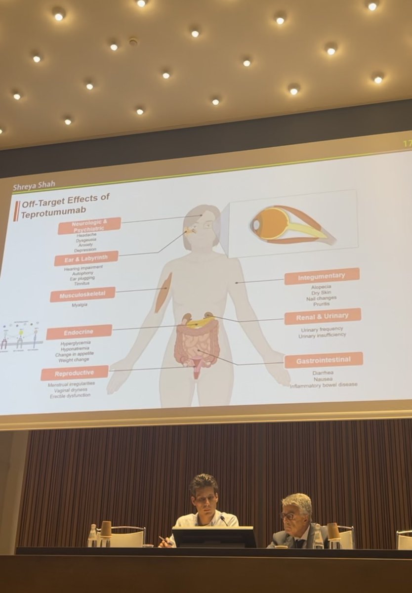 sas_shreya's tweet image. Still can&apos;t believe I had the opportunity to present our work on teprotumumab-related adverse events at the European Thyroid Association&apos;s conference in Milan last month! Grateful to my mentor @KosslerMD for this incredible opportunity!
