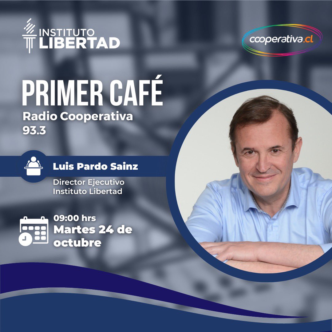 Acompáñame mañana en el #PrimerCafé de #Cooperativa en la 93.3 FM!