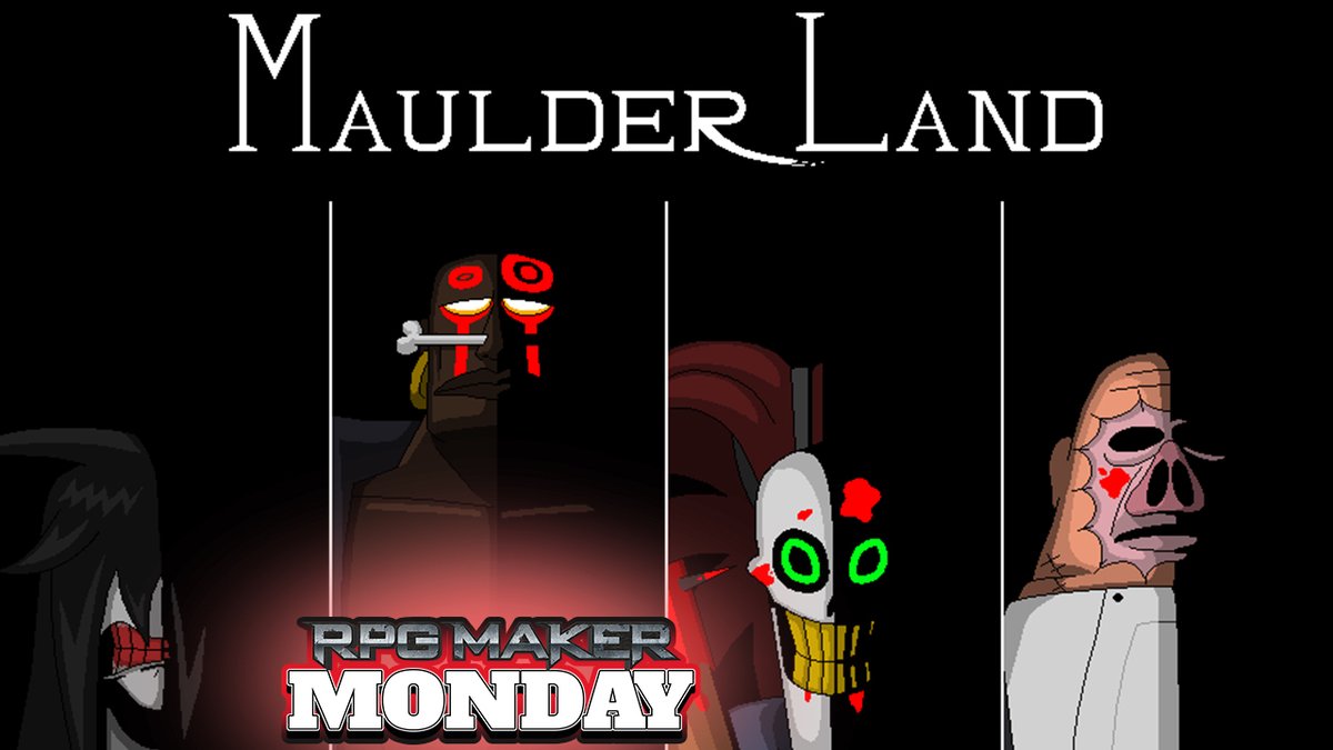 RPG Maker Monday - MaulderLand by 
@Lord_Garabato

youtube.com/watch?v=6BMe1k…

#rogmaker #indiegames #horrorgames #survivalhorror