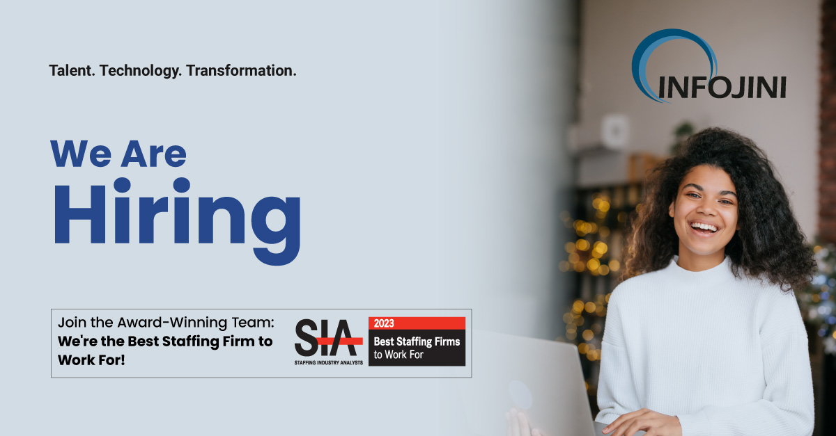infojini_inc's tweet image. We're hiring!
Job Title: Application Developer
Location: San Jose, California
Apply Today: talentdome.infojiniconsulting.com/careers/389ff8…
#BestStaffingFirmToWorkFor #JobOpportunity #ApplicationDeveloper #SanJose #California #CareereGrowth #NowHiring #ApplyNow #JoinUs #Infojini