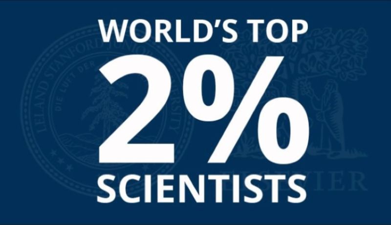 I am among the World’s top 2% scientists based on Scopus data, published by Elsevier (doi.org/10.17632/btchx…)