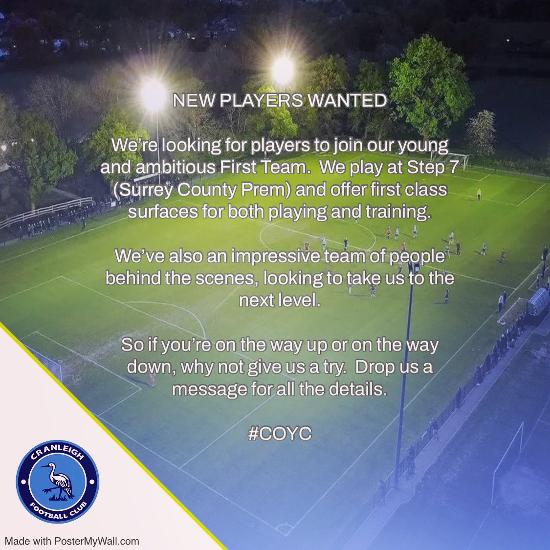 #COYC #cranleighfc #Cranleigh #saturdayfootball #surreyfootball #SPCFL #SCILW 🔵⚪️🏗️🏗️🏗️