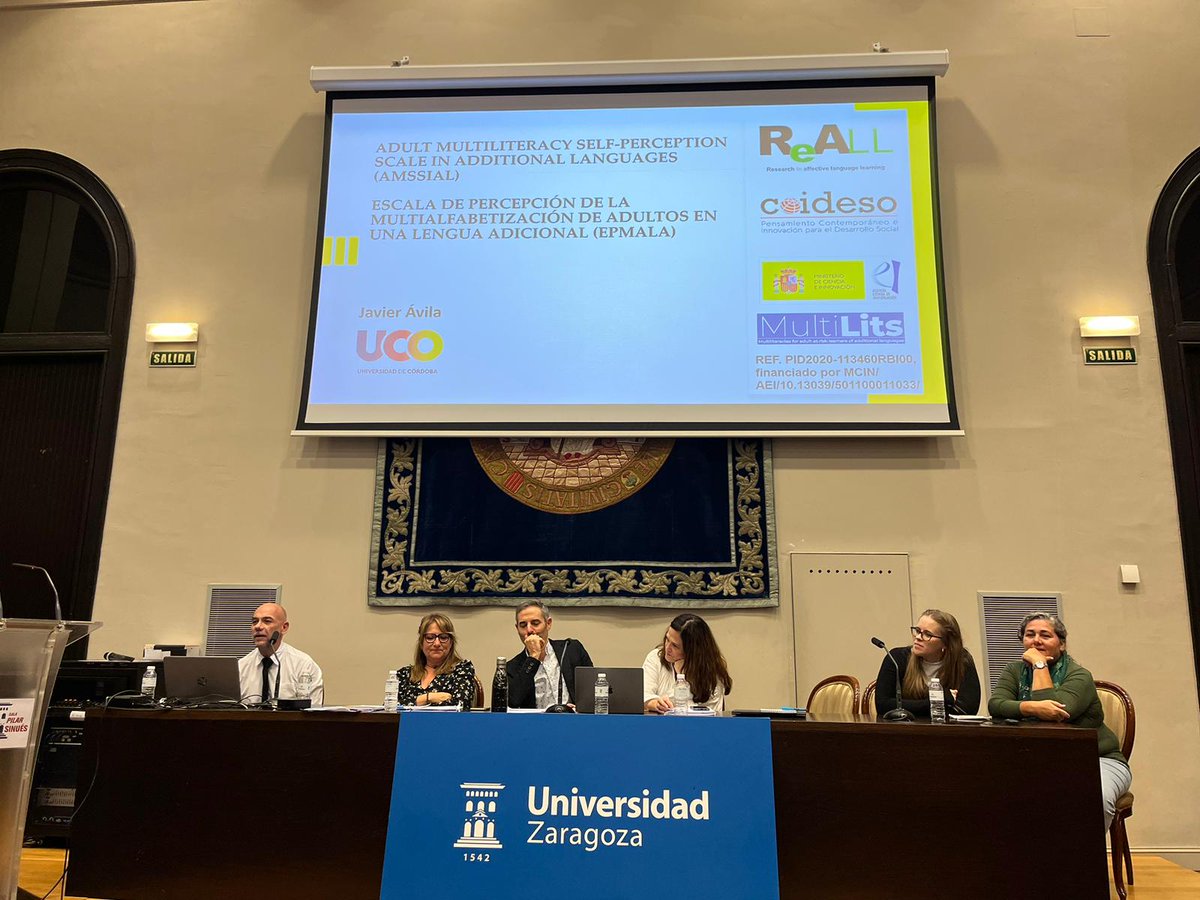 Javier Ávila @javiavilalopez @ReALL_es @universidad de Córdoba presenta nuestra escala de multialfabetizacion #multiliteracies en @unizar