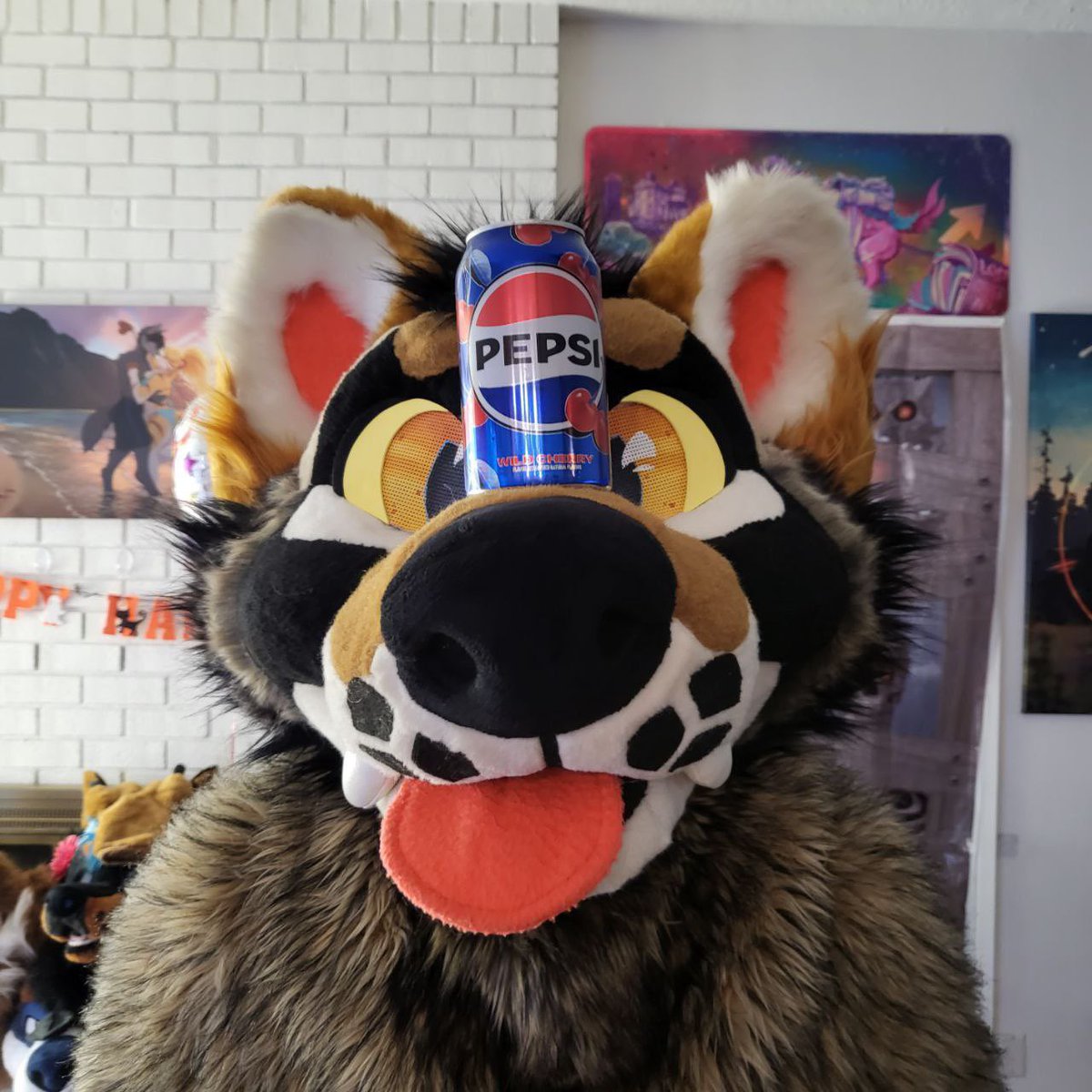 RemusWolf1's tweet photo. Can I interest you in a pupsi? It’s cherry! https://t.co/a7qmVy8Y5O