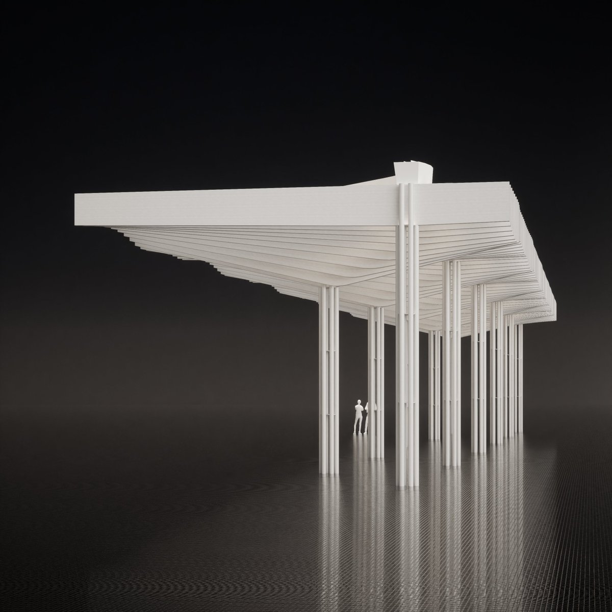 arnottferels's tweet image. El Palmeral de Las Sorpresas — Inspired by Junquera Arquitectos with modifications.
#algorithmicdesign #architecture #art #computation #computationaldesign #designexploration #parametricarchitecture #parametricdesign #rhino #grasshopper