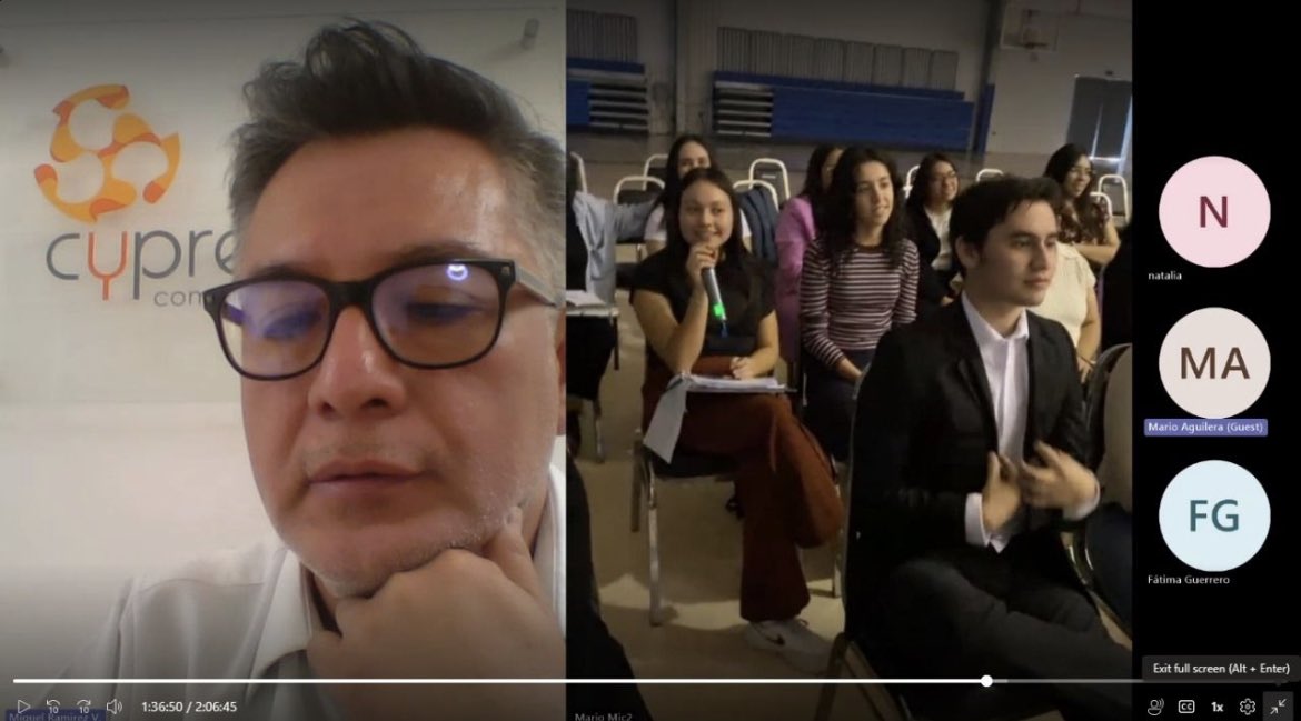 cypress_trendy's tweet photo. Así fue nuestra tercera conferencia del año sobre "Construcción de la reputación en el #Metaverso y la I.A.", ante estudiantes de la carrera de Idiomas y Relaciones Públicas de la @LaSalle_MX Laguna.
#OrgulloCyPress https://t.co/9QmOHmj530