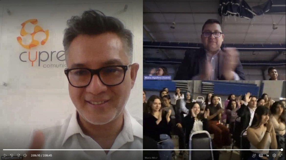 cypress_trendy's tweet photo. Así fue nuestra tercera conferencia del año sobre "Construcción de la reputación en el #Metaverso y la I.A.", ante estudiantes de la carrera de Idiomas y Relaciones Públicas de la @LaSalle_MX Laguna.
#OrgulloCyPress https://t.co/9QmOHmj530