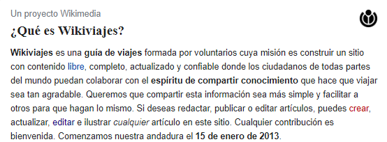 eswikivoyage's tweet photo. #FelizLunes ¡Atención #viajeros!
¿Quieren descubrir nuevos destinos y compartir sus conocimientos de viaje con el mundo?
¡Entonces #Wikiviajes es para ustedes! 🌍✈️ https://t.co/cKvGsf5O9z