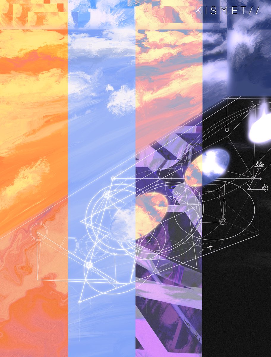 K I S M E T / /

My first dynamic artwork will be available TOMORROW (10AM PST) 20 editions for .069 ETH

Kismet has 4 variations, changing every 6 hrs! 

A huge thank you to <a href="/yungwknd/">yungwknd</a> for helping me. I will be sending 50% of the primary 
to him❤️

TY ALL, I hope you love it☁️