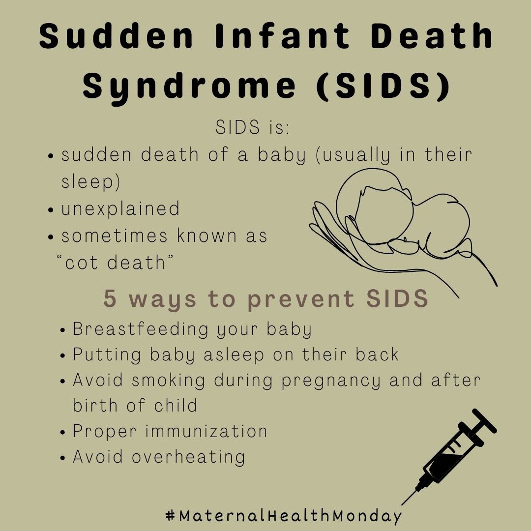 #MaternalHealthMonday! Did you know October is SIDS Awareness Month? Check out the Infant Safe Sleep Project website to learn more. cacbuffalo.org/training/safe-…