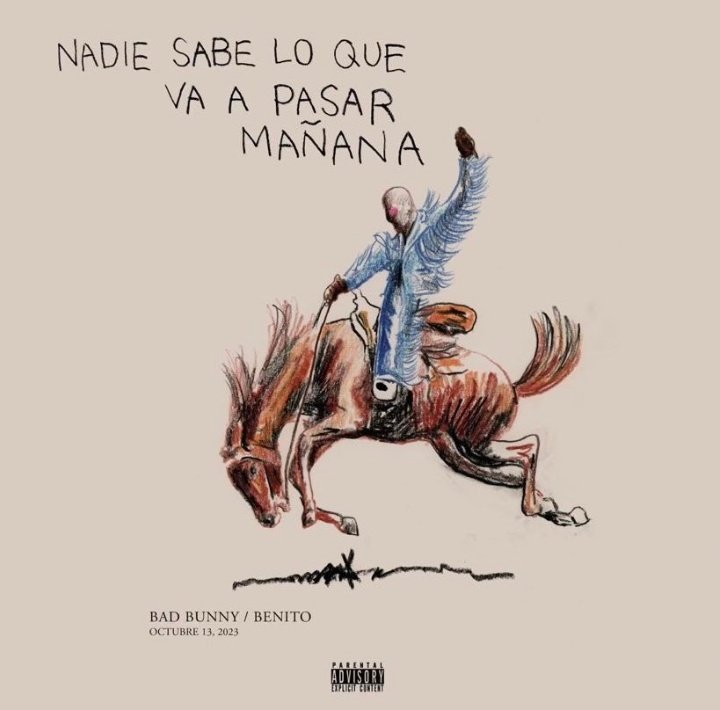 Datamusical_'s tweet photo. #Charts | "Nadie Sabe Lo Que Va a Pasar Mañana" de #BadBunny debuta en el #1 del #Billboard200 con 184 mil copias vendidas en su primer semana.

Es su tercer N°1 en Estados Unidos, todo un récord para la musica latinoamericana. https://t.co/Y5CBYnhGrs