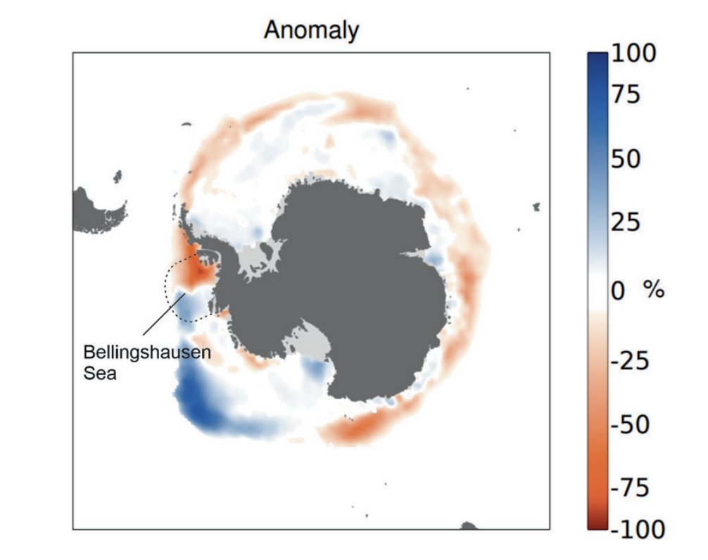 N_Kallin's tweet photo. Investigadores usan imágenes satelitales para ver la ruptura del hielo y medir el tamaño de colonias emperador. 2022, el año más cálido en la historia de la Antártida, tuvo niveles récord de hielo bajo. 4/5 colonias experimentaron rupturas tempranas del hielo. #CCARE5 #Fre23 2/4 https://t.co/KOAJB7Xy5Z
