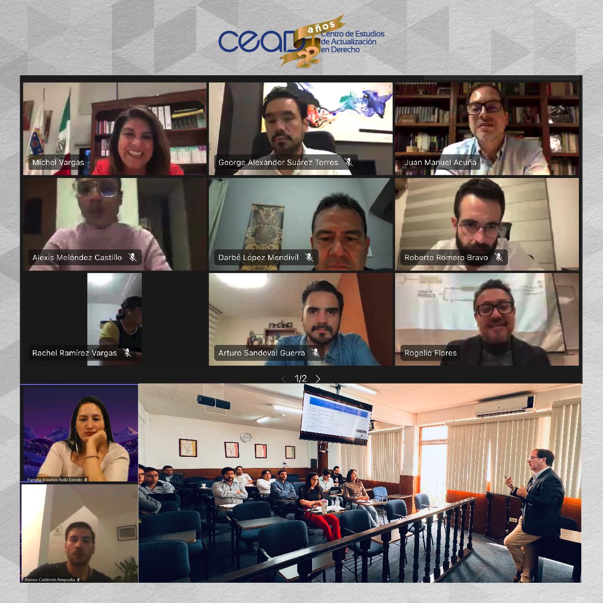 ceadmx's tweet photo. ⚖️ Iniciamos el segundo semestre de la Maestría en Derecho Procesal Constitucional, XIII Generación 

Módulo I. "Teoría de la Constitución" imparte el Prof. Juan Manuel Acuña 

🕙 29, 30 de septiembre, 13 y 14 de octubre de 2023.

#maestria #constitucional #ceadmx https://t.co/zWeKueSRep