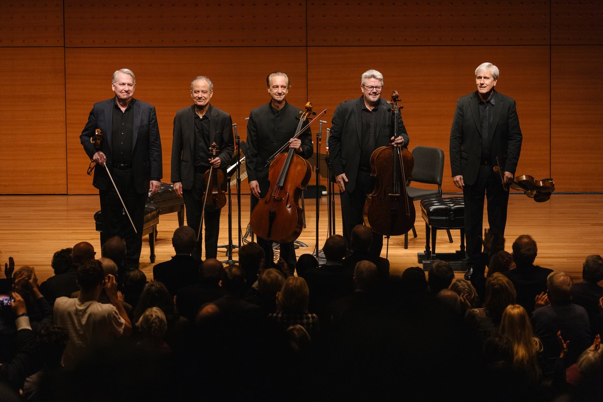 'The Emerson String Quartet debuted on the CMS stage in 1982 and it was a profound honor to have been entrusted with their final performance this past weekend... After 47 years, we bid farewell. Their accomplishments have left a lasting impact on chamber music.' – @chambermusic