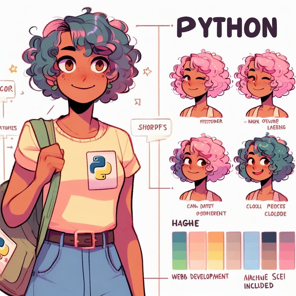 steampunkyi's tweet image. Image created by Bing. Python girl.
La verdad que me esta encantando hacer imágenes por IA.
#python #pythongirl #ia #bing #bingimagecreator