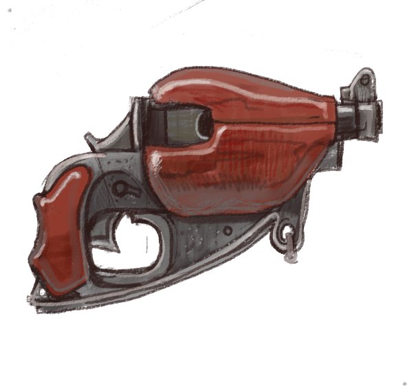 「Pistol design」|mossaのイラスト