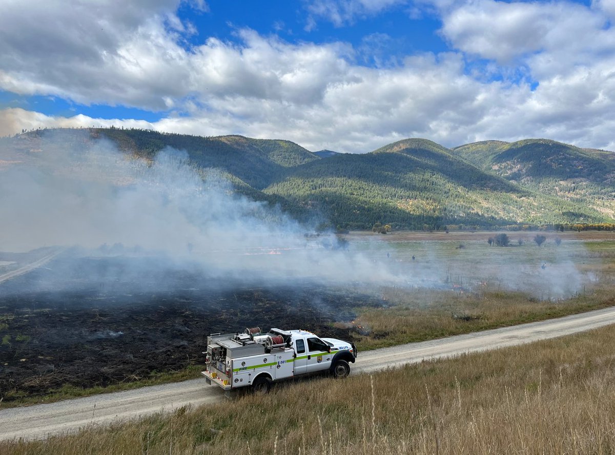 Kootenai NWR (ID) completed a 329 acre #rxfire in wetland/grassland to improve wildlife habitat, reduce fuel loading &amp; manage vegetation species composition. Thanks to the <a href="/ID_PanhandleNFs/">Idaho Panhandle NFs</a> &amp; Selkirk Training Exchange (TREX) for their help in implementing this project.

📸 USFWS