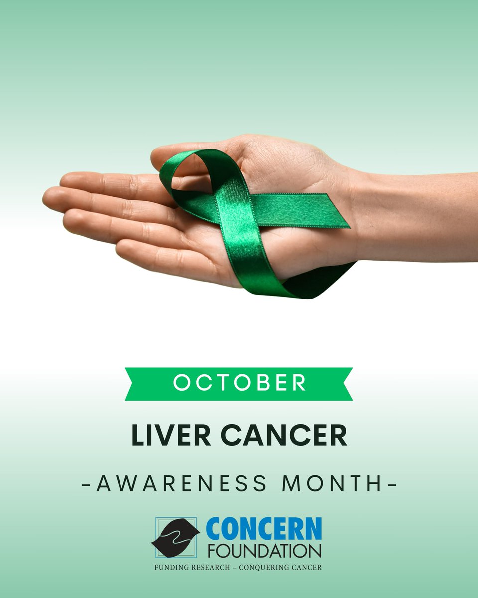 ConcernFdn's tweet image. October is #LiverCancerAwarenessMonth. Scroll through to learn more about this deadly disease and what is being done to prevent it.
#ConcernFoundation #CancerResearch #ConquerCancer #LiverCancer #nonprofit