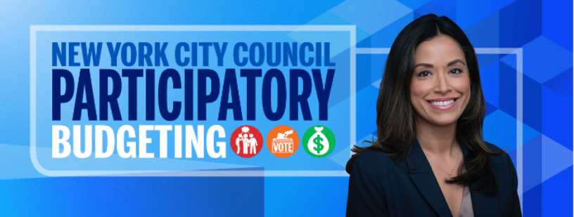 How would you spend $1 million to make your neighborhood better? Our office is taking part in participatory budgeting, and we're counting your support! 

Get involved👋: forms.gle/W1dBNjrEsBh5c8… 

Submit a project idea💡: ideas.pbnyc.org/pbnyc-ideas-20…