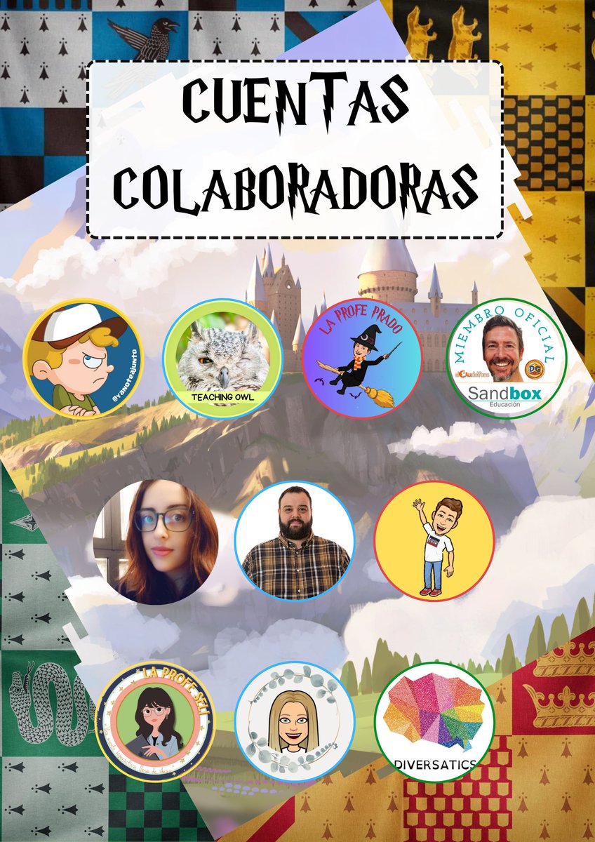 Todas estas cuentas mágicas 🧙🏻‍♂️son las que han colaborado en la elaboración del dossier ✨