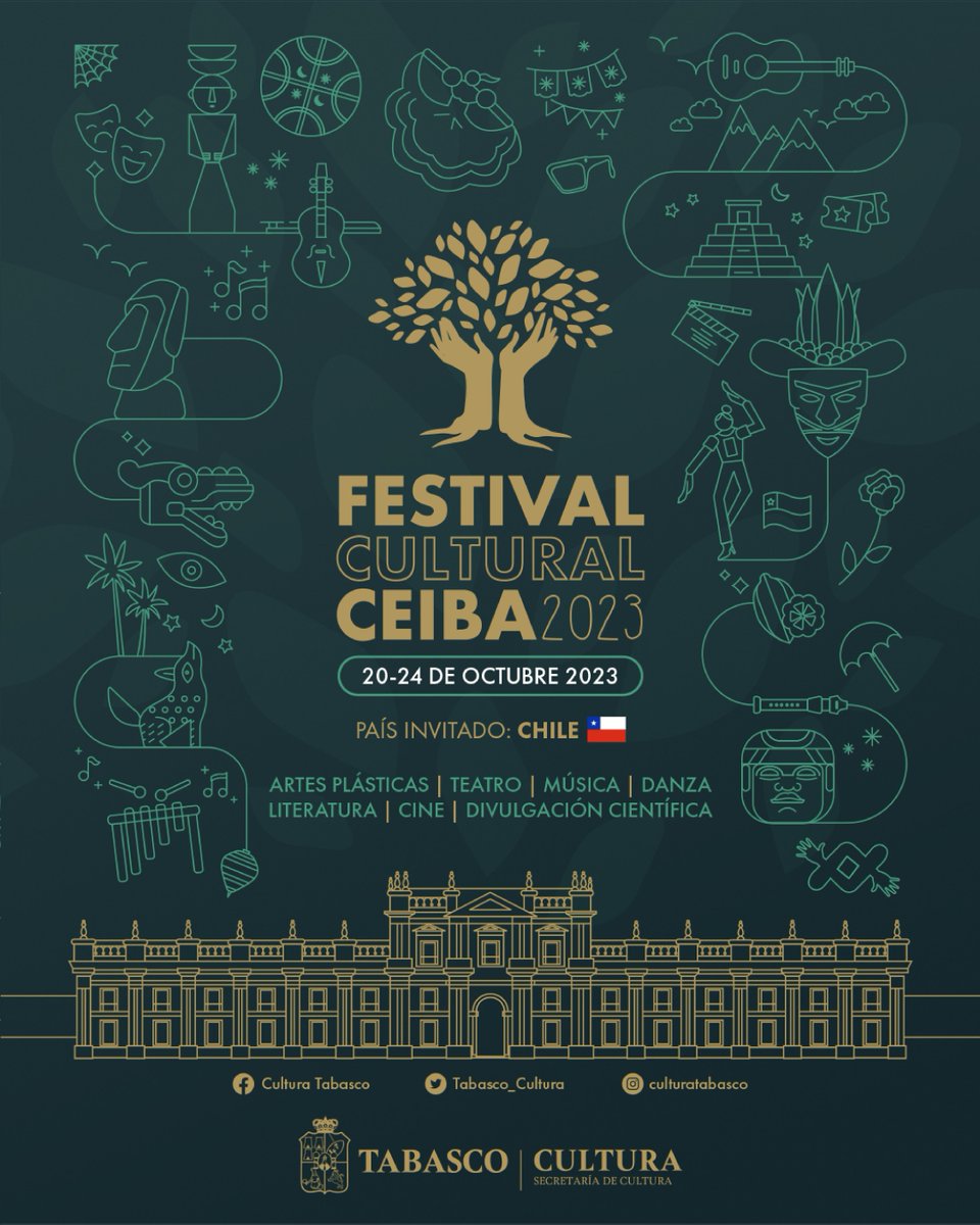 OCV_Tabasco's tweet photo. El #FestivalCeiba2023 estará lleno de eventos que te cautivarán

Les compartimos el programa de actividades del 24 de octubre

Todos los eventos son gratuitos

@Cultura_Tabasco @Turismo_Tabasco @AmavTabasco @AMHMT @calderonalipi82 https://t.co/EJpLxNCjR4