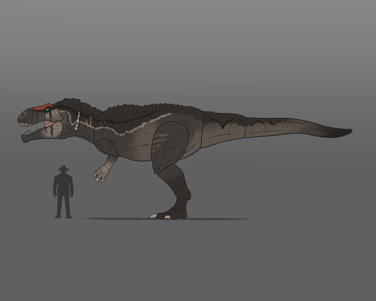 Lucca2951's tweet photo. Hammond Collection-esque arts of JPOG Carchara, Oxalaia, Prestosuchus, Adamantisaurus and Agujaceratops! 
A fun side-thing done over the weekend, Aguja on tweet below 👇
#JurassicPark #JurassicWorld #Carcharodontosaurus #Oxalaia #Prestosuchus #Adamantisaurus #Agujaceratops https://t.co/yvGz0MjEiK